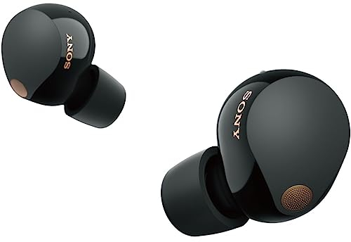 Sony WF-1000XM5 Wireless Noise Cancelling Earbuds, Bluetooth, In-Ear Headphones with Microphone, Up to 24 hours battery life and Quick Charge, IPX4 rating, iOS & Android - Black (Generalüberholt)