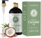 OLANKKPURE fraktioniertes Kokosnussöl 16 oz – 100% reines und natürliches flüssiges Kokosnussöl für Haut, Körper, Gesicht und Haare – natürliches kaltgepresstes Bio-Massageöl für die Massage