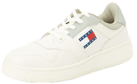 Tommy Jeans Baskets Femme Chaussures, Multicolore (Faded Willow), 40
