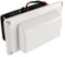 JOXLOVER Accesorios for Caravana, Extractor de Campana extractora de 12V, ventilación en Blanco y Negro, ventilación de Cocina de succión de Aceite de Escape rápido for Autocaravana(Color:Bianco)