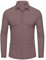 DEMEANOR Chemise stretch à manches longues pour homme - Coupe ajustée - Infroissable - Chemise de loisirs - Chemise tendance pour homme, Rose, 4XL
