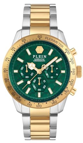Philipp Plein Herren Uhr Analog Chronograph Quarz PLEINMETER