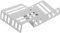 Angoily Car Audio Mount Kit Cd Player Dvd Navigation Mounting Frame Durable Easy to Install Bracket Set