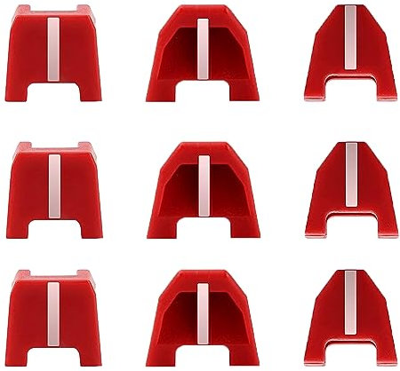 Follde (Set of 9) 42-38-0017 Rubber Nose Cushion No Mar Tip for Milwaukee M18 Finish Nailer 18 Gauge Brad Nailer