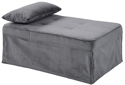 ATLANTIC home collection Multifunktionshocker Finn, Kordbezug, extra breit, 100 x 70 x 43 cm