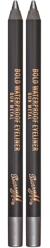 Barry M Cosmetics Bold Waterproof Eyeliners Gun Metal (Pack of 2)