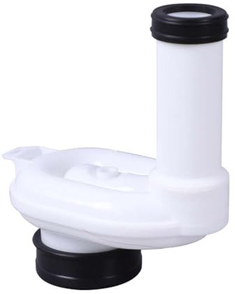 Vibsky PP Urinal Siphon, Horizontal Drainage Trap, DN50 x DN40/50mm Wall Fitting for Efficient Waste Flow