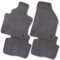 Bär-AfC Auto Fußmatten Premium passend für Renault Twingo Typ 1 1998-2007, Autoteppiche Velours Grau, Rand Kettelung Grau, Set 4-teilig, RE03374