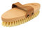 Warendorfer Pferdeliebe Wurzelkardätsche | Pferde-Bürste | 2 cm lange Borsten aus Kunststoff | mit Leder-Schlaufe | 21 x 9 cm | mit Holzrücken | Wurzelbürste | 91106 1