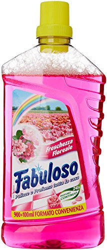 Fabuloso – Freschezza Flores, limpiador profumante para todas las superficies lavables – 1000 ml