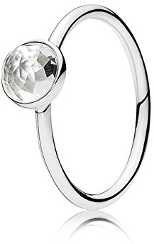 Pandora [A] Ring April Tröpfchen 191012RC-56 Gr 56