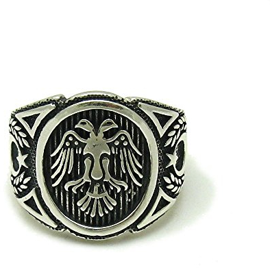 Sterling silber Herren Ring 925 Adler Empress Größe 52-74