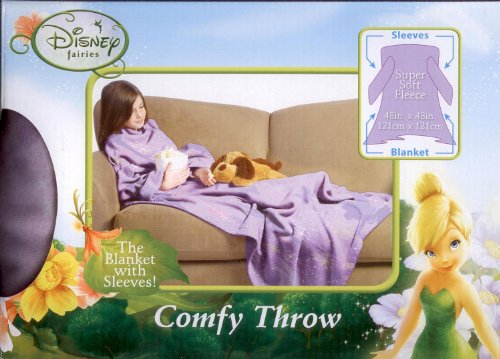 Disney Fairies Comfy Throw with Sleeves (size 48 X 48)