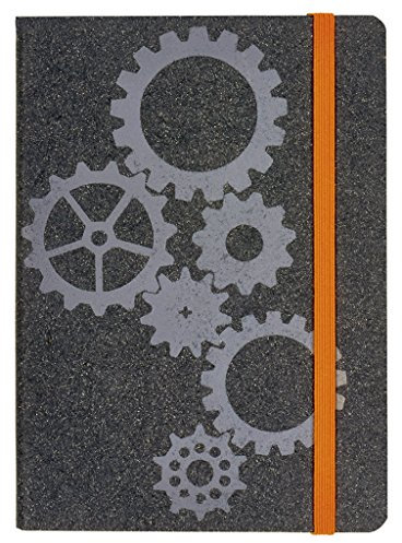 moses. 82249 Home office Notizbuch Zahnrad 160 Seiten, grau