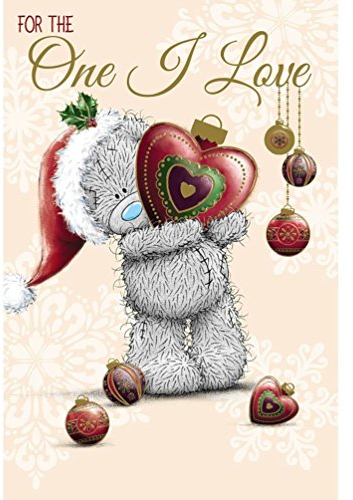 Me To You Bear One I Love Me to You Bär Weihnachtskarte