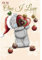 Me To You Bear One I Love Me to You Bär Weihnachtskarte