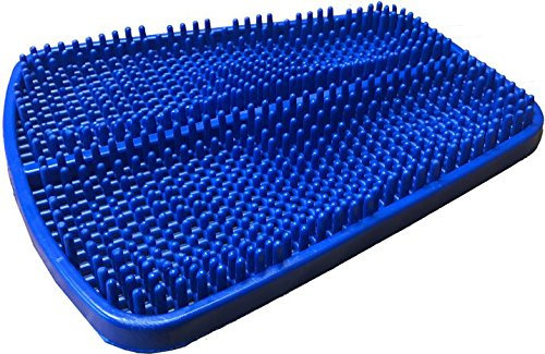 Pflegehome24® Fußreflexzonen Matte Massage Fußmassage blau