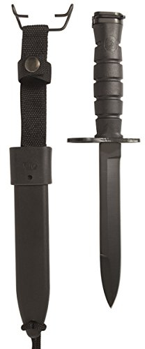 Mil-Tec Unisex – Erwachsene Bajonett-15477000 Bajonett, Schwarz, Einheitsgröße