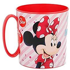 ALMACENESADAN 2666; Taza microondas Minnie ; capacidad 350 ml; producto de plástico; No BPA