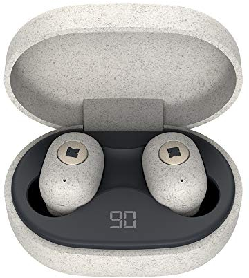 KREAFUNK aBEAN wasserfester True Wireless TWS Bluetooth-In-Ear-Kopfhörer mit schnellem Qi-Ladekoffer Passive Rauschunterdrückung Eingebautes Mikrofon und Lange Akkulaufzeit