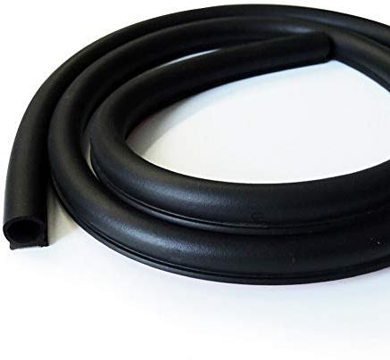 Tuokay, Bande d'étanchéité en Caoutchouc EPDM de 10 Mètres, Universel Joint de Porte de Voiture en Forme de Grand D de 14mm*12mm, Insonorisation Voiture pour Coffre, Portieres, Compartiment Moteur