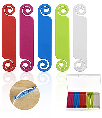 YIXISI 50 PCS Durable Cable Identification Tags, Cable Tags for Marking Wires, Waterproof, 5 Colors
