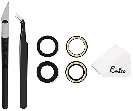 EMiEN Back Rear Camera Glass Lens Replacement for iPhone 13 and iPhone 13 Mini with Reparing Tool