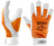 EXBRIECO 1, 3, 6 oder 12 Paar, Gartenhandschuhe aus Leder, Lammfellhandschuhe, Arbeitshandschuhe aus Leder, Schutzhandschuhe, dornenfest, verstellbar mit Klettband.