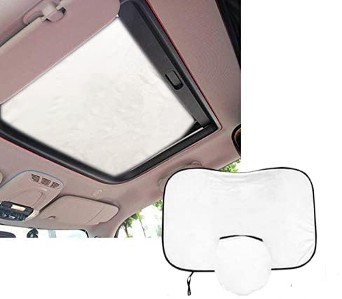PopUp Glasdach Sonnenschutz Autofenster Schiebedach Schatten Faltbarer Windschutzscheibe Sonnenschutz UV für Mini F55 F56 F54 Countryman Cooper Abmessungen: 48 * 70 cm (One Stück Roof)