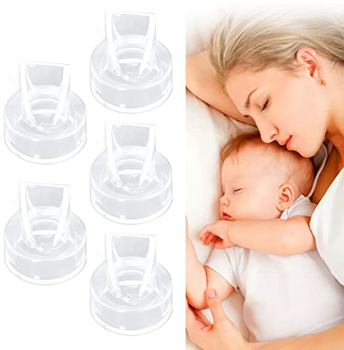 Kit de reemplazo de válvulas de pico de pato de silicona transparente, accesorios de extractor de leche, válvulas de pico de pato para madre y bebé, 5 uds.