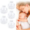 5 Stück Yransparentes Silikon-Entenschnabel-Ventil-Ersatz-Kit Milchpumpen-Zubehör Entenschnabel-VentileBaby-Pumpenventil lebensmittelechtes Silikon für Mutter und Baby Zubehör