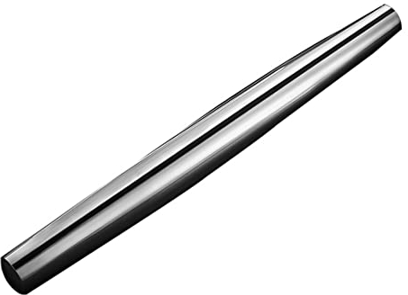 ZMREN Rouleaux à Pâtisserie en 304 Acier Inoxydable, pour la Cuisson de pâte à Pizza, Tarte, Biscuit (32.5CM)