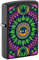 ZIPPO Cannabis Eye schwarz matt Color 60006550 Glow in The Dark Blue Original Feuerzeug