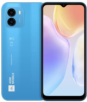 AGM Note N1 16,6 cm (6.52) Double SIM Android 13 4G USB Type-C 8 Go 128 Go 4900 mAh Bleu