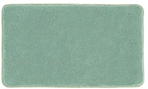 Kleine Wolke Badteppich Relax Maledivia 60 x 100 cm | OEKO-TEX zertifiziert, rutschhemmende Unterseite, für Fußbodenheizung, maschinenwaschbar, 100% Polyacryl