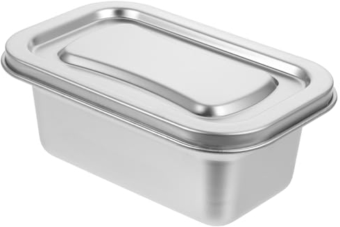 Angoily Contenedores De Bocadillos Recipientes De Helado De Acero Inoxidable - Recipientes De Congelador Apilables Para De Alimentos Reutilizables - Recipientes De Kimchi Recipientes De