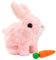 Asslye Interaktives Kaninchen Spielzeug, Hase Spielzeug, Hüpfendes Kaninchen, Hase Kuscheltier, Geräusche Macht und Dessen Ohren und Nase Sich Bewegen, Plüschhase für Weihnachtstag Geschenke