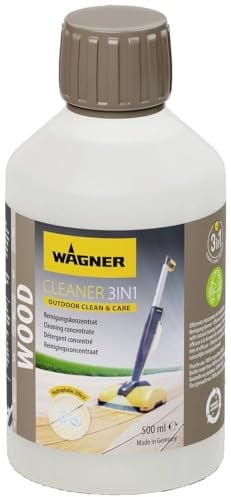 WAGNER Wood Cleaner 3 in 1, 500 ml - Konzentrat für die regelmäßige Reinigung von Holz- und WPC-Oberflächen im Außenbereich