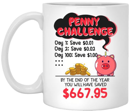 kisoyo Pen-Ny Challenge Keramik-Kaffeetasse mit lustigem Schwein, 325 ml