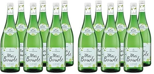 KATLENBURGER - Maibowle | Frische und spritzige Bowle aus hochwertigem Fruchtwein aus Deutschland. Geschmacksrichtung Waldmeister. Inhalt: 6x 1l mit 7% vol. (Packung mit 2)