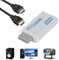 YSFSootie Adaptador de Wii a HDMI, convertidor de Wii a HDMI compatible con 1080P/720P con cable HDMI de 3.5 mm de audio y vídeo HD, conector de salida compatible con todos los modos de visualización