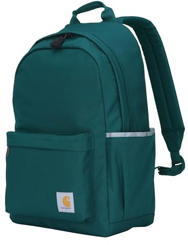 Carhartt Sac à dos classique 21 l résistant à l'eau avec housse pour ordinateur portable 15, Pierre verte, PFAS Free, Sac à dos classique pour ordinateur portable 21 l résistant à l'eau avec housse