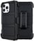 Saiboro for iPhone 13 Pro Max Case with Belt Clip Holster, Shockproof Heavy Duty Rugged with Stand, 2 Layers of Sturdy, for Protective Phone Case iPhone 13 Pro Max Case Black