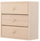 Abaodam Miniature Wooden Cabinet for Dollhouse Scale Display Storage Three Design for Tiny Doll Playhouse Decor and Accessories