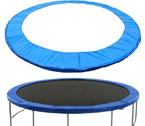 Trampolin Randabdeckung, Ø 183 244 305 cm Federnabdeckung, Randschutz, Reißfest & UV-resistent Sicherheitsmatte, Trampolin Ersatzteile, Standardgröße Trampolinzubehör