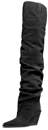 Michael Kors Damen Noemie OTK Heeled Boots | Freizeitstiefel