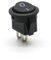 Interruptor basculante pequeño redondo de 3 posiciones, 15 mm, 2 pines, encendido y apagado, KCD11-B, 3 A, 6 A, 250 V, 125 V CA, 2 unidades