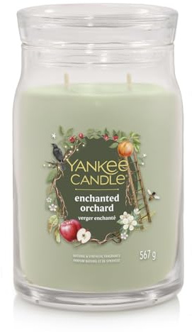 Yankee Candle Scented candle in glass (large) ENCHANTED ORCHARD - Signature candle Autumn Collection 2025 with burning time up to 90 hours