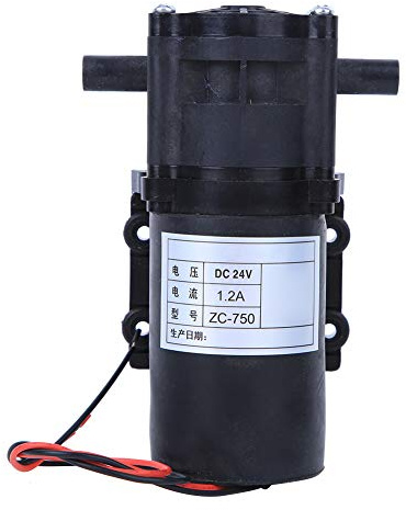 DC 24V Selbstansaugende Pumpe Membranpumpe ZC750 Wasserreiniger Füllmaschine