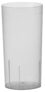 PAPSTAR 500 Trinkgläser für Longdrinks, PP 0,2 l Ø 5,5 cm · 10,9 cm transluzent unzerbrechlich